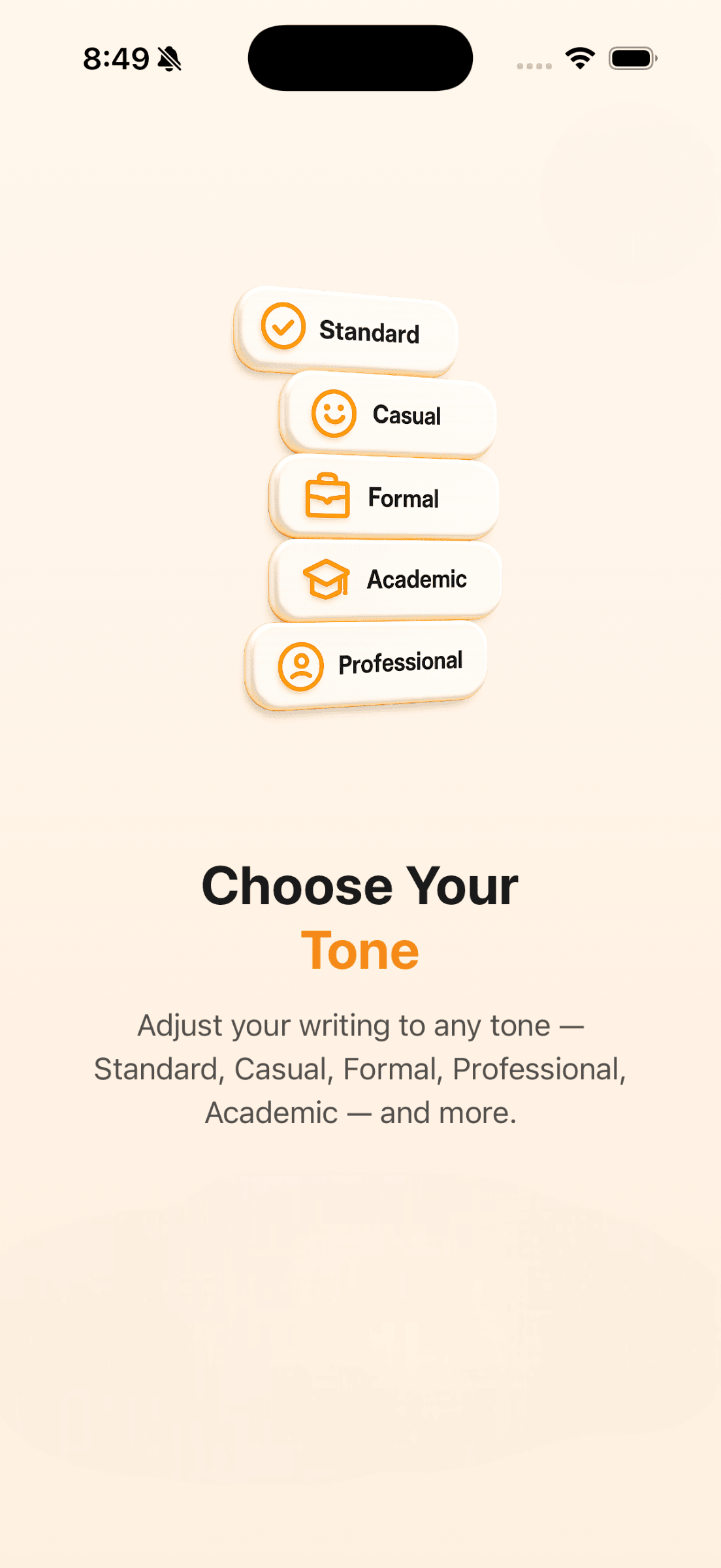Choose Your Tone